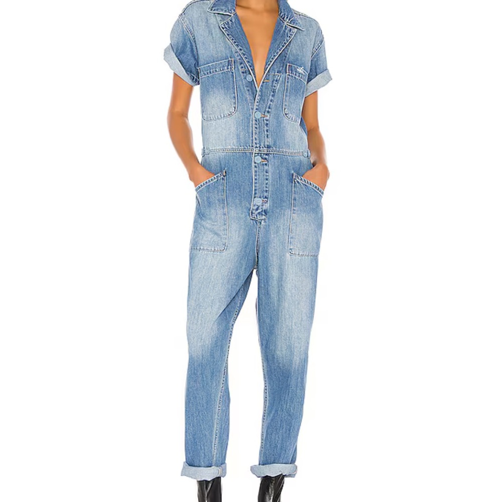 Pistola Light Blue Denim Jumpsuit